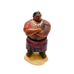 Disney JAKKS Chief Tui 4 Inch Figurine Action Figure Cake Topper Toy Figure